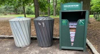 Central Park installs new pizza box recycling bins