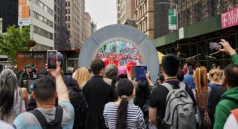 A ‘portal’ to Dublin opens in New York City